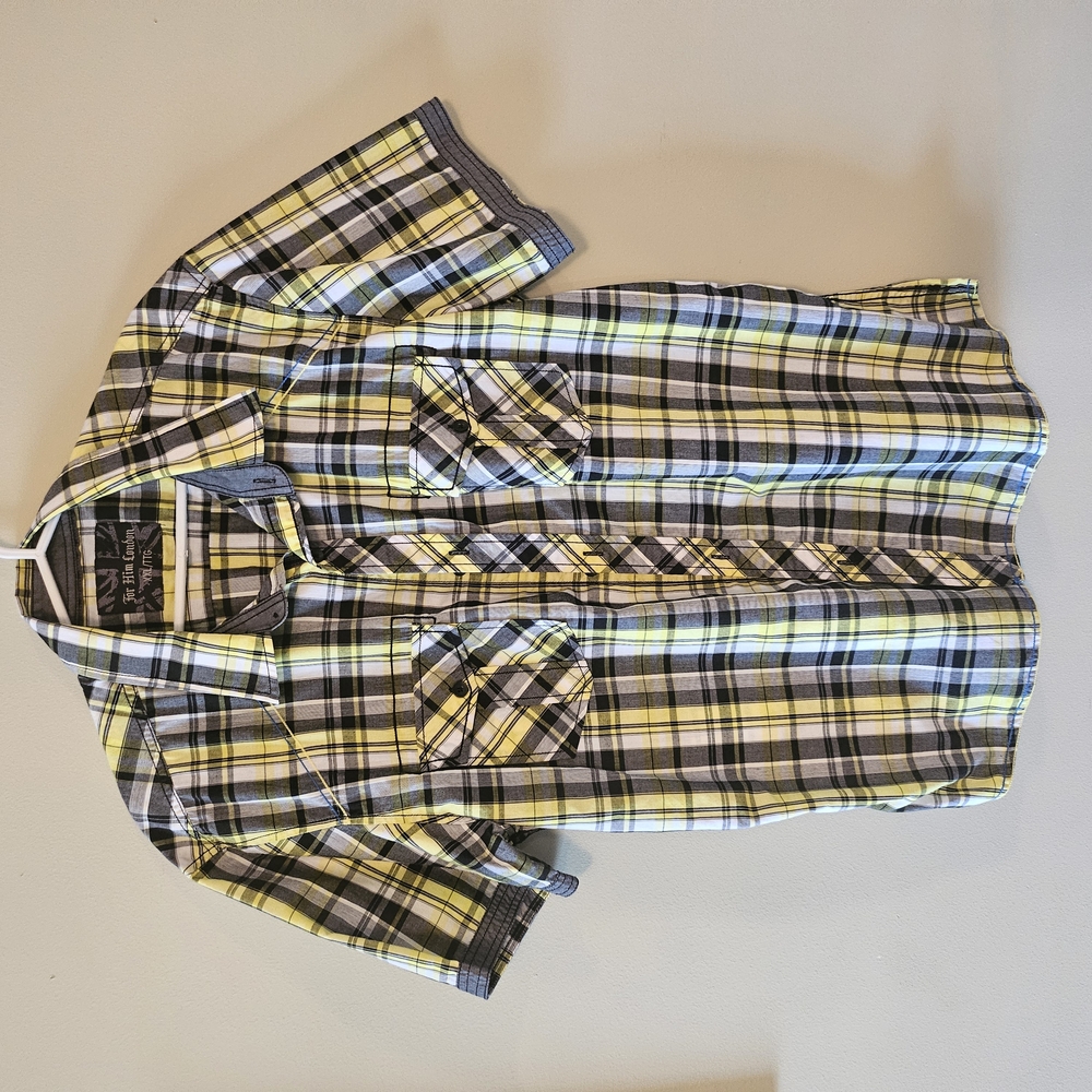 For Him London Plaid Short Sleeve Shirt